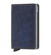 Secrid Slimwallet Indigo 5 Titanium mit Gravur - SIn-5-Titanium